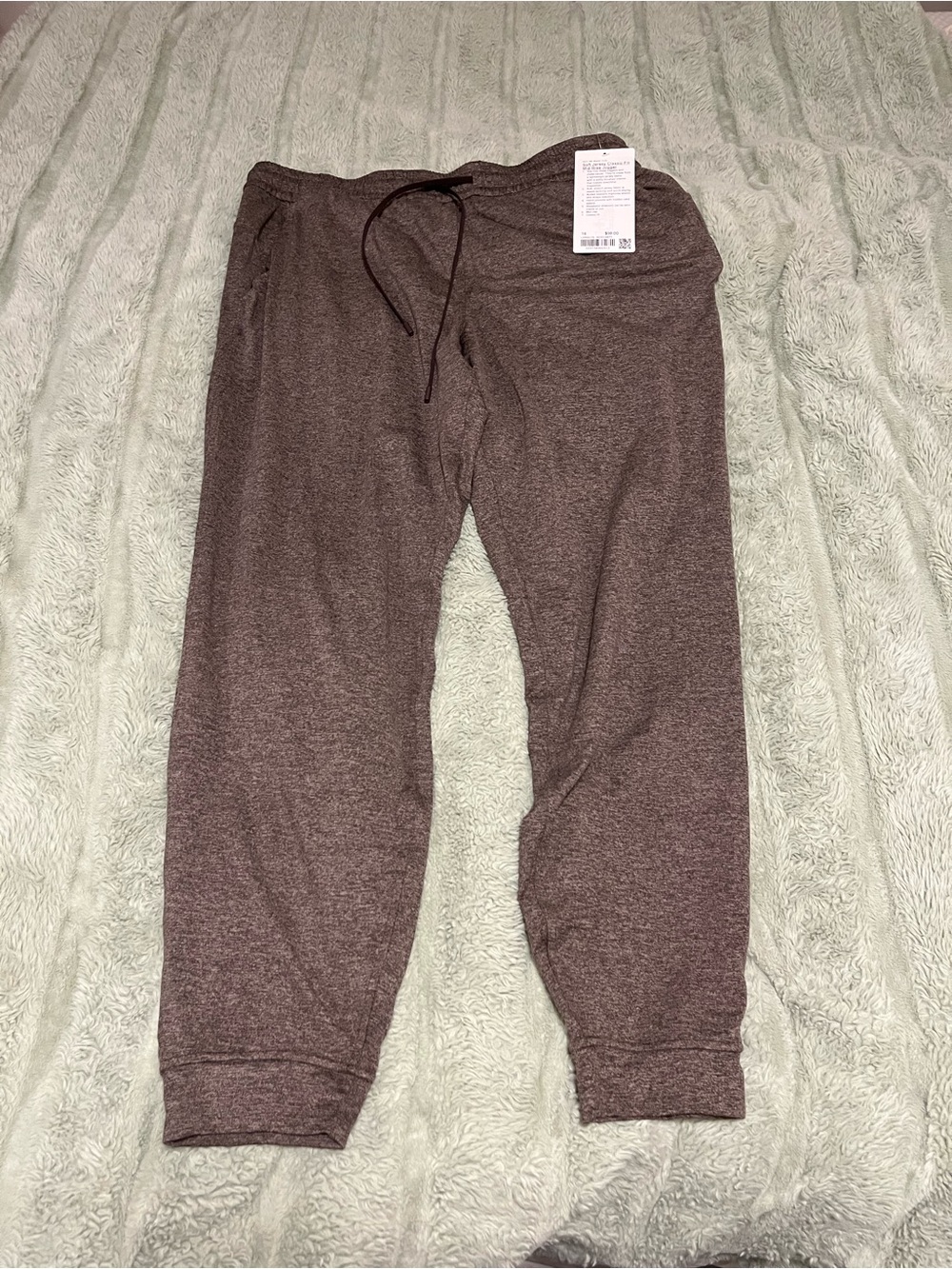 Soft jersey mid rise joggers lululemon